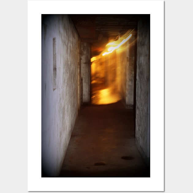 Battery Mishler like a corridor through time Wall Art by DlmtleArt